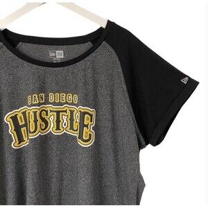 NEW ERA San Diego Padres MLB Baseball Hustle Shirt Gray Stretchy Comfy Size 3XL